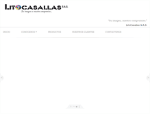 Tablet Screenshot of litocasallas.com